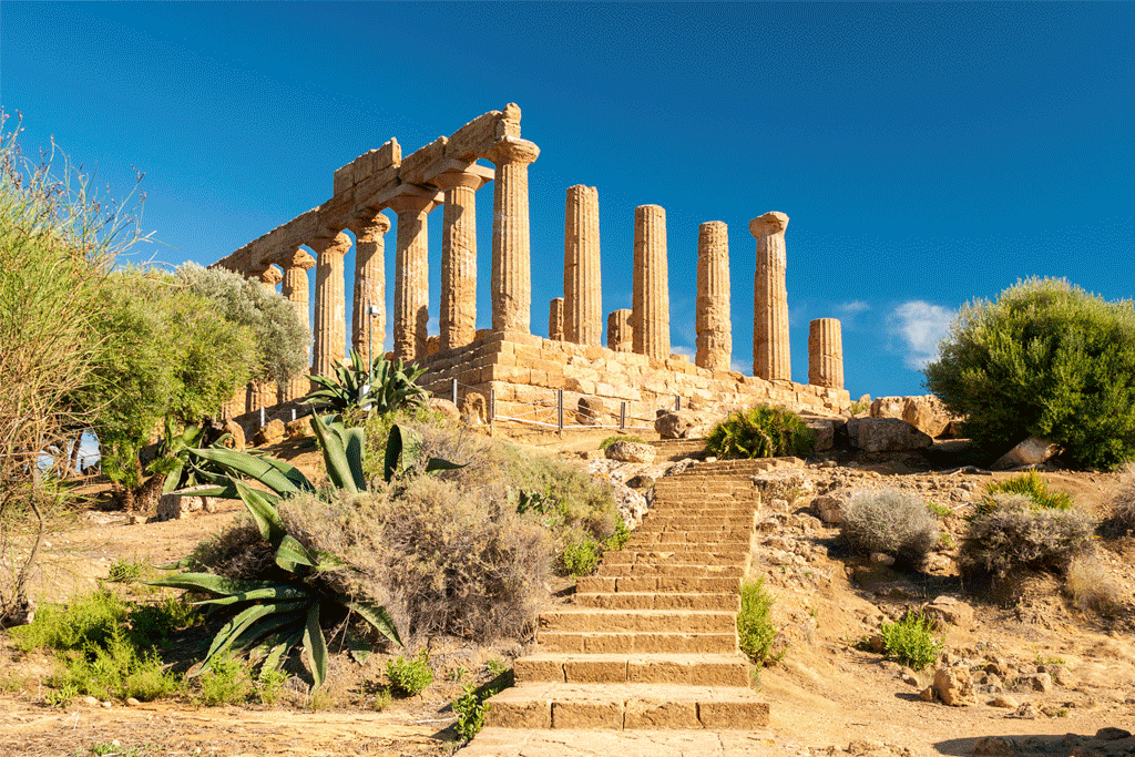 Temple of Juno, Agrigento, Cathedral of Monreale, Isola Bella, Taormina