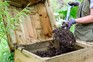 Turning compost. Jason Ingram